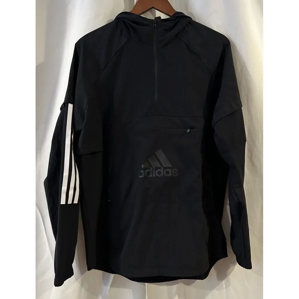 Adidas Black Long‎ Sleeve Oversized Pullover Size Small